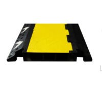 3 Channel PVC Reflective Cable Protector Ramp with Flip Open Lid UAE - Image 4