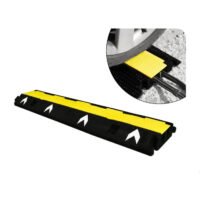 1 Channel PVC Reflective Cable Protector with Flip Open Lid UAE - Image 2