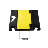1 Channel PVC Reflective Cable Protector with Flip Open Lid UAE - Image 4