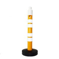 Round Warning Post