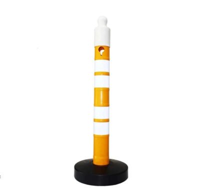Round Warning Post