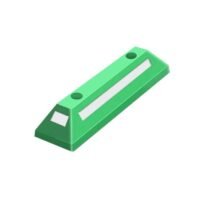 Wheel Stopper Green 57CM UAE