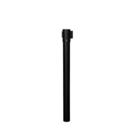 ⁦Iron Black Powder Coated Queue Barrier with 2 Meter Nylon Red Belt⁩ - الصورة ⁦6⁩