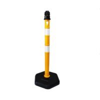 100 x 6.3cm Round Warning Post