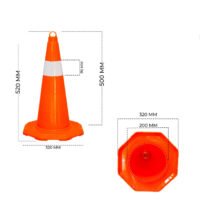 Traffic Safety Cone 52CM Turkey - Image 5